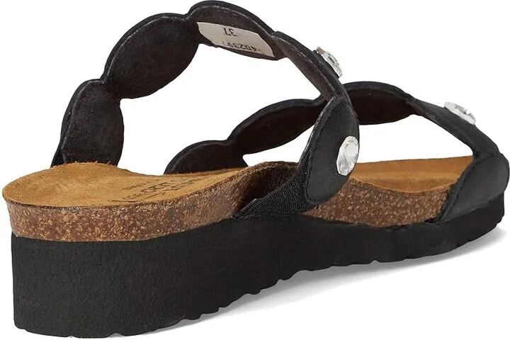 Naot Hailey Women's Sandals Black Shiny Leather : EU 35 (US Women's 4) M - Image 4