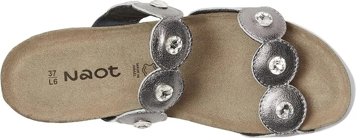 Naot Hailey Women's Sandals Dark Pewter Leather : EU 35 (US Women's 4) M - Image 2