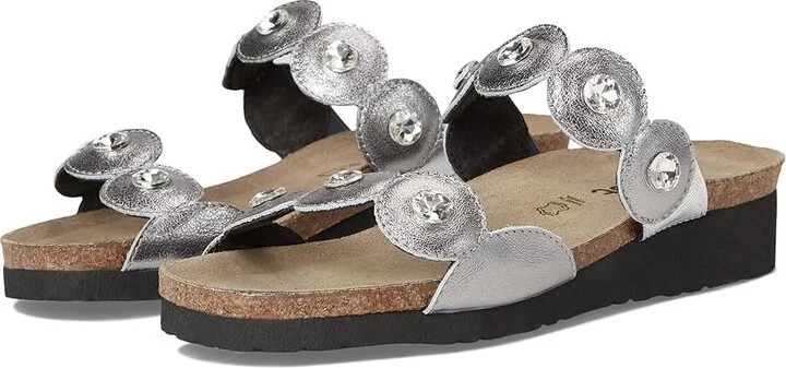 Naot Hailey Women's Sandals Dark Pewter Leather : EU 35 (US Women's 4) M