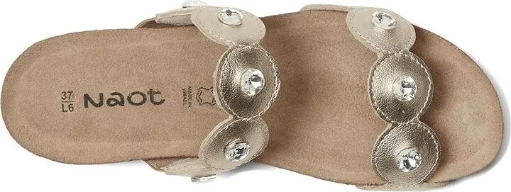 Naot Hailey Women's Sandals Radiant Gold Leather : EU 41 (US Women's 10) M - Image 2