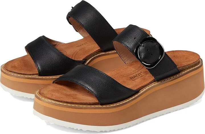 Naot Halvah Women's Sandals Black : EU 36 (US Women's 5) M, Leather