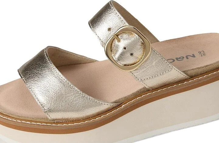Naot Halvah Women's Sandals Radiant Gold Leather : EU 40 (US Women's 9) M - Image 7