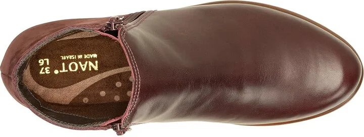 Naot Helm Women's Boots Bordeaux Leather/Violet Nubuck : EU 36 (US Women's 5) M, Leather/Suede - Image 3
