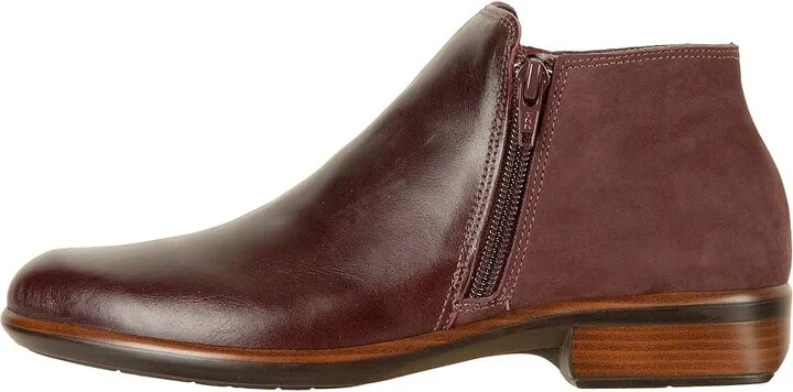 Naot Helm Women's Boots Bordeaux Leather/Violet Nubuck : EU 36 (US Women's 5) M, Leather/Suede - Image 7