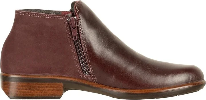 Naot Helm Women's Boots Bordeaux Leather/Violet Nubuck : EU 36 (US Women's 5) M, Leather/Suede - Image 8
