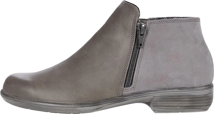 Naot Helm Women's Boots Foggy Gray Leather/Smoke Gray Nubuck : EU 36 (US Women's 5) M, Leather/Suede - Image 6