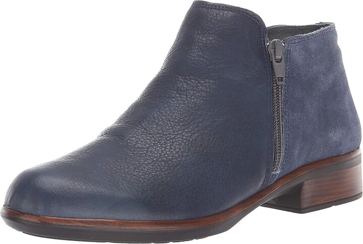 Naot Helm Women's Boots Ink Leather/Midnight Blue Suede : EU 35 (US Women's 4) M, Leather/Suede - Image 2