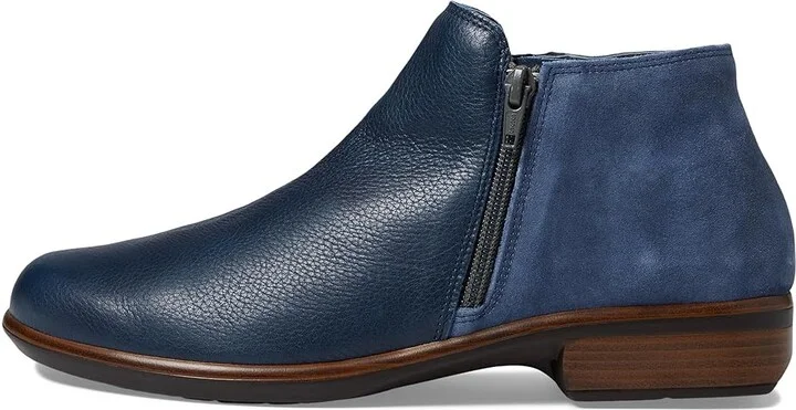 Naot Helm Women's Boots Ink Leather/Midnight Blue Suede : EU 35 (US Women's 4) M, Leather/Suede - Image 7