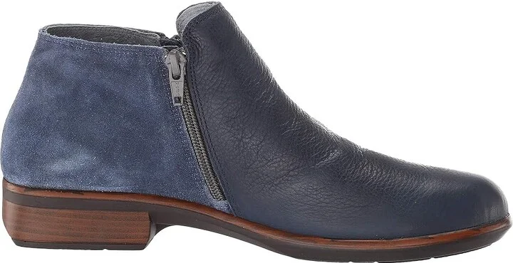 Naot Helm Women's Boots Ink Leather/Midnight Blue Suede : EU 35 (US Women's 4) M, Leather/Suede - Image 8