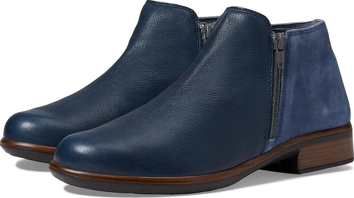 Naot Helm Women's Boots Ink Leather/Midnight Blue Suede : EU 35 (US Women's 4) M, Leather/Suede
