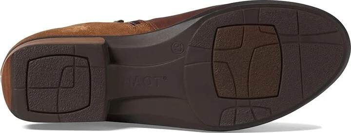 Naot Helm Women's Boots Soft Cognac Leather/Antique Brown Suede : EU 35 (US Women's 4) M, Leather/Suede - Image 3