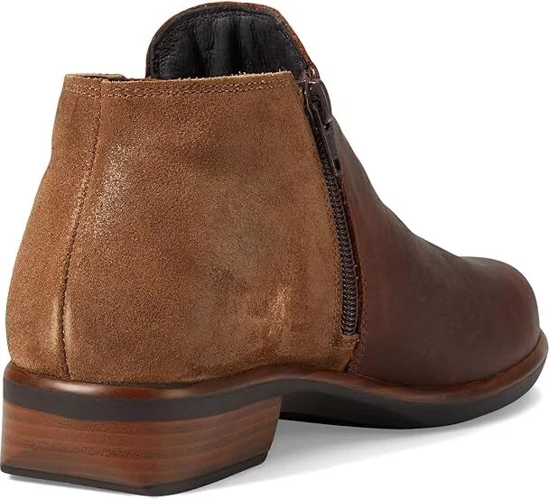 Naot Helm Women's Boots Soft Cognac Leather/Antique Brown Suede : EU 35 (US Women's 4) M, Leather/Suede - Image 6