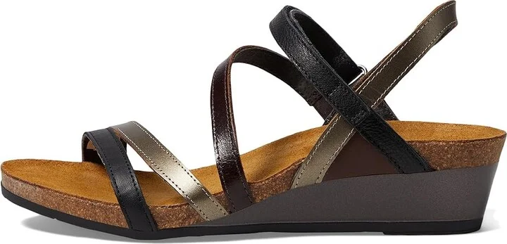 Naot Hero Women's Shoes Black Leather/Walnut Leather Combination : EU 36 (US Women's 5) M - Image 7