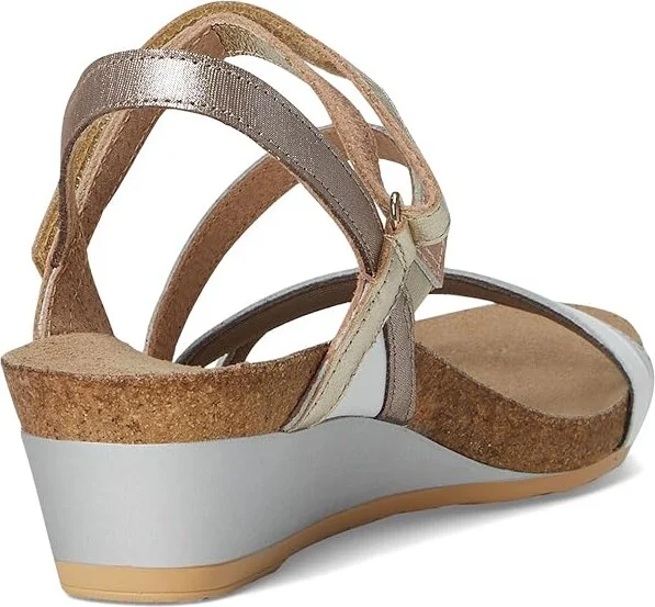 Naot Hero Women's Shoes Soft Silver Leather/White/Gold Leather Combination : EU 35 (US Women's 4) M - Image 4