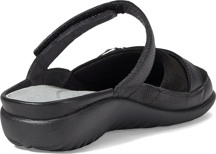Naot Hongi Women's Shoes Soft Black Leather/Black Velvet Nubuck : EU 36 (US Women's 5) M, Leather/Nubuck - Image 4