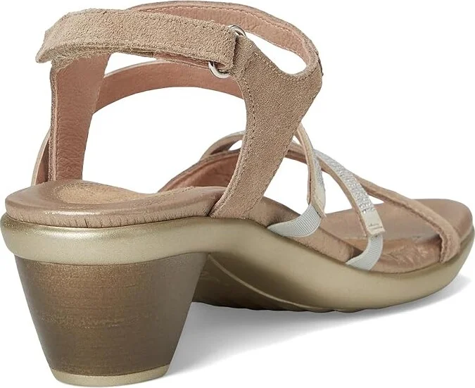 Naot Innovate Women's Shoes Almond Suede/Clear Rhinestones : EU 41 (US Women's 10) M, Leather - Image 4