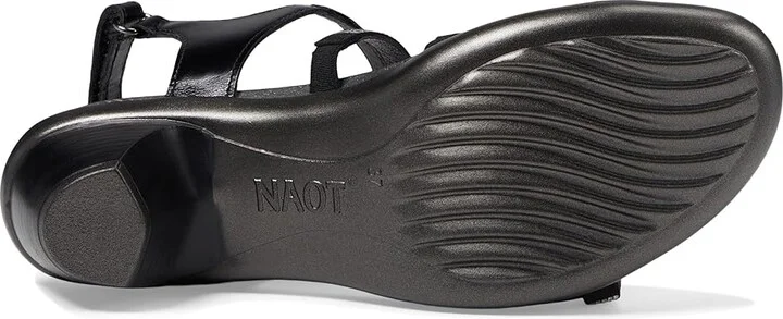 Naot Innovate Women's Shoes Black Madras Leather/Black Microfiber/Clear Rhinestones : EU 35 (US Women's 4) M - Image 4