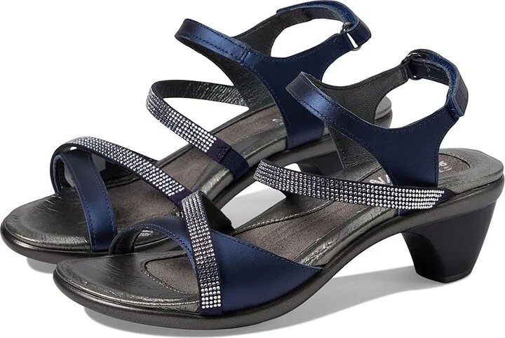 Naot Innovate Women's Shoes Polar Sea Leather/Clear Rhinestones : EU 35 (US Women's 4) M