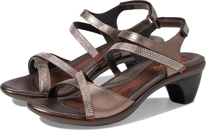Naot Innovate Women's Shoes Radiant Copper Leather/Copper Rhinestones : EU 35 (US Women's 4) M