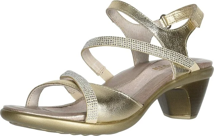 Naot Innovate Women's Shoes Radiant Gold Leather/Gold/Silver Stones : EU 35 (US Women's 4) M - Image 2
