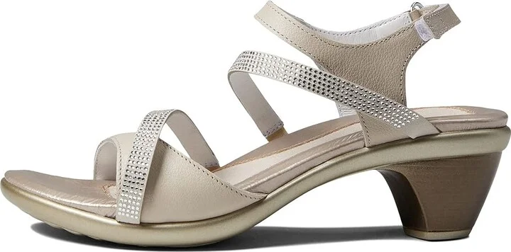 Naot Innovate Women's Shoes Soft Ivory Leather/Clear Rhinestones : EU 36 (US Women's 5) M - Image 5