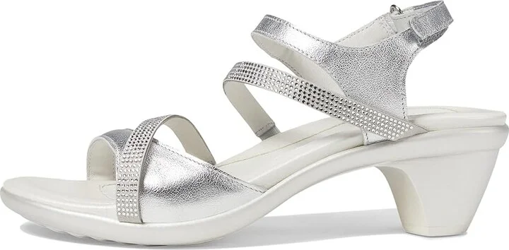Naot Innovate Women's Shoes Soft Silver Leather/Clear Rhinestones : EU 35 (US Women's 4) M - Image 5