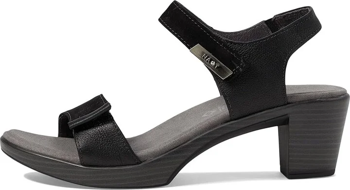 Naot Intact Women's Shoes Black Velvet Nubuck/Black Leather Combo : EU 35 (US Women's 4) M - Image 6