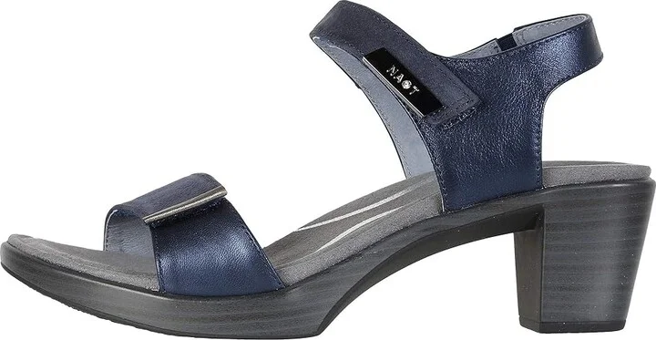 Naot Intact Women's Shoes Navy Velvet Nubuck/Polar Sea Leather/Pewter Leather : EU 35 (US Women's 4) M, Leather/Suede - Image 7