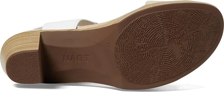 Naot Intact Women's Shoes Soft Ivory Leather/Soft White Leather/Radiant Gold Leather : EU 37 (US Women's 6) M - Image 3
