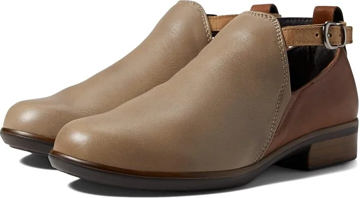 Naot Kamsin Women's Boots Soft Stone Leather/Soft Chestnut Leather/Latte Brown Leather : EU 38 (US Women's 7) M