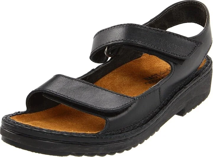 Naot Karenna Women's Sandals Black Matte Leather : EU 35 (US Women's 4) M - Image 2