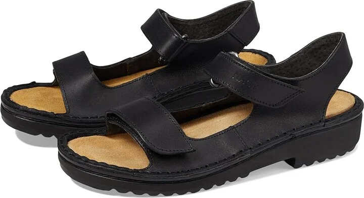 Naot Karenna Women's Sandals Black Matte Leather : EU 35 (US Women's 4) M