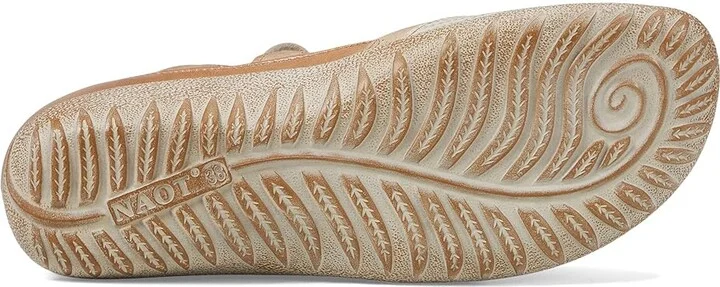Naot Kata Women's Shoes Beige Lizard Leather/Khaki Beige Leather/Arizona Tan Leather : EU 35 (US Women's 4) M - Image 4