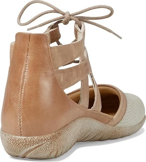 Naot Kata Women's Shoes Beige Lizard Leather/Khaki Beige Leather/Arizona Tan Leather : EU 35 (US Women's 4) M - Image 5