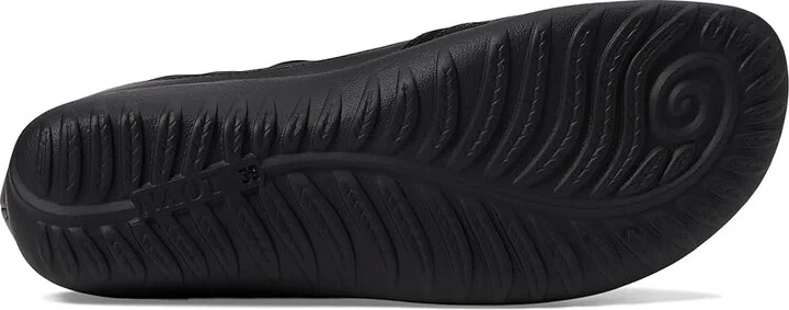 Naot Kata Women's Shoes Black Crackle Leather/Black Velvet Nubuck/Black Raven Leather : EU 35 (US Women's 4) M, Leather/Nubuck - Image 4