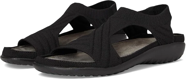 Naot Kawhia Women's Sandals Black Knit : EU 42 (US Women's 11) M, Canvas