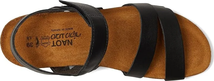 Naot Kayla Women's Sandals Black Matte Leather : EU 35 (US Women's 4-4.5) W, Leather/Suede - Image 2