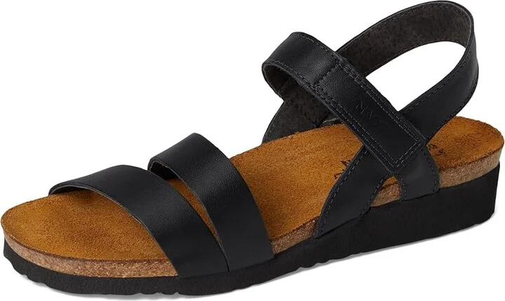 Naot Kayla Women's Sandals Black Matte Leather : EU 35 (US Women's 4-4.5) W, Leather/Suede - Image 5
