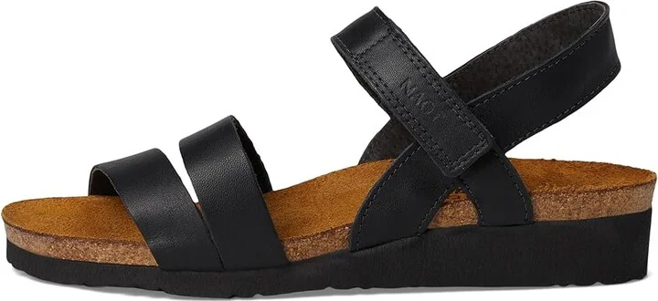 Naot Kayla Women's Sandals Black Matte Leather : EU 35 (US Women's 4-4.5) W, Leather/Suede - Image 6