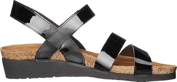 Naot Kayla Women's Sandals Black Patent : EU 36 (US Women's 5-5.5) M, Leather/Suede - Image 8