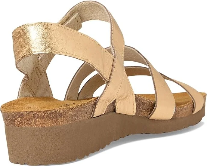 Naot Kayla Women's Sandals Dark Brass Leather : EU 39 (US Women's 8-8.5) M, Leather/Suede - Image 4