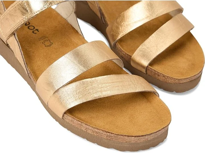 Naot Kayla Women's Sandals Dark Brass Leather : EU 39 (US Women's 8-8.5) M, Leather/Suede - Image 7