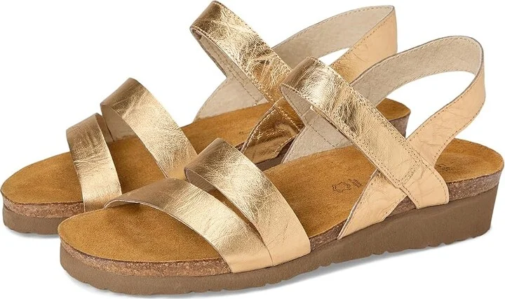 Naot Kayla Women's Sandals Dark Brass Leather : EU 39 (US Women's 8-8.5) M, Leather/Suede