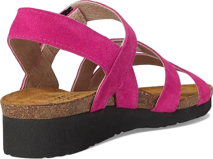 Naot Kayla Women's Sandals Fuchsia Suede : EU 40 (US Women's 9-9.5) M, Leather/Suede - Image 4