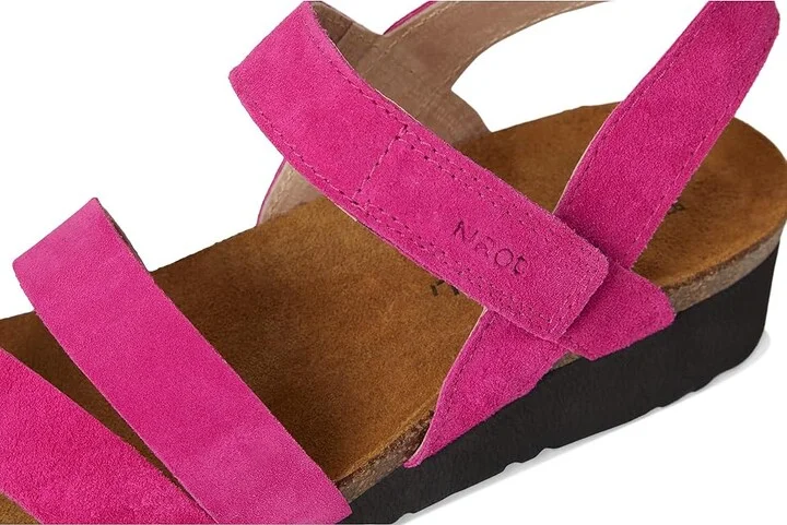 Naot Kayla Women's Sandals Fuchsia Suede : EU 40 (US Women's 9-9.5) M, Leather/Suede - Image 7