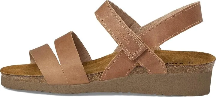 Naot Kayla Women's Sandals Latte Brown Leather : EU 35 (US Women's 4-4.5) M, Leather/Suede - Image 6
