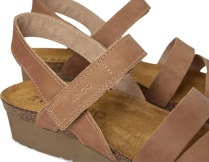 Naot Kayla Women's Sandals Latte Brown Leather : EU 35 (US Women's 4-4.5) M, Leather/Suede - Image 7