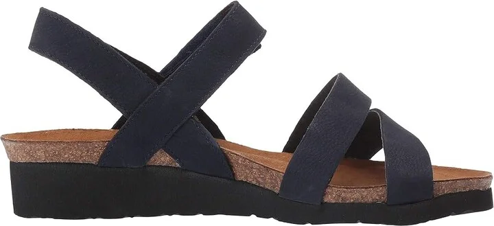Naot Kayla Women's Sandals Navy Velvet Nubuck : EU 35 (US Women's 4-4.5) M, Leather/Suede - Image 8