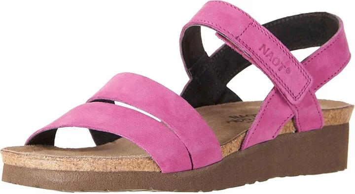 Naot Kayla Women's Sandals Pink Plum Nubuck : EU 35 (US Women's 4-4.5) M, Leather/Suede - Image 2