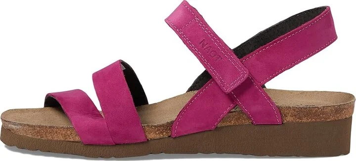 Naot Kayla Women's Sandals Pink Plum Nubuck : EU 35 (US Women's 4-4.5) M, Leather/Suede - Image 7